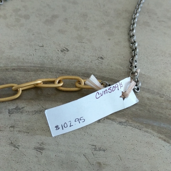 Gold chain necklace by CV DESIGNS. 38". NWT! - Picture 14 of 16